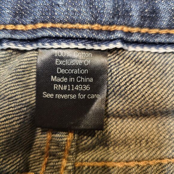 Urban Pipeline Jeans Men 30x31 Blue Denim Relaxed Straight Distressed - Picture 4 of 10